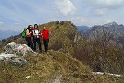 Monte Suchello (1541 m) da Aviatico (1080 m) il 13 aprile 2015  - FOTOGALLERY